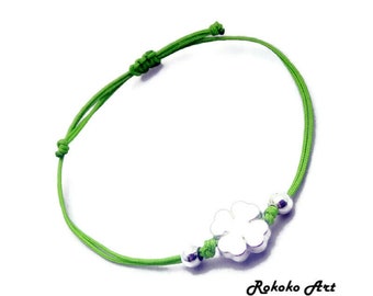 1,10,30,50,100 Stück verpackte Klee Charm String Bracelet.Adjustable Knot.Unisex Handmade Jewelry.Wish Bracelet.Friendship Gift.Bridesmaid Gift