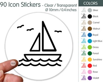 Sticker Segelschiff Autoaufkleber segeln Segelboot 010 Aufkleber
