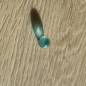 Blue glass 10mm ball, Bead, Sphere, Corundum, Synthetic, Polished Synthetic Lab Created Gem