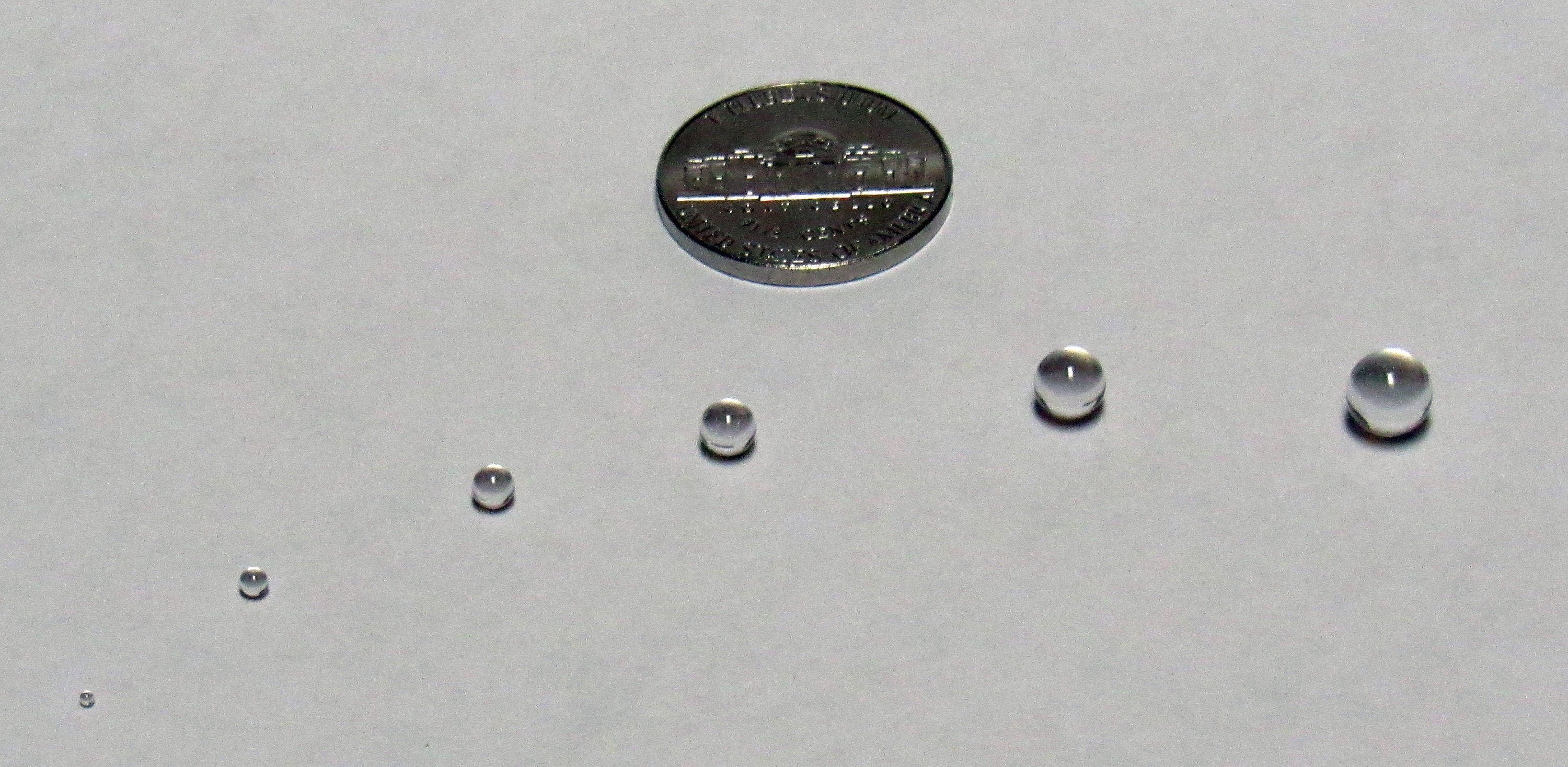 Banger Vapor Dab Bearing Sapphire Ball 6mm Sphere Synthetic Lens Corundum 