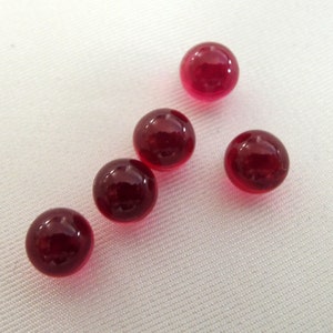 Ruby Ball 1mm-10mm, 12mm, 16mm Sphere, Corundum, Bearing, Lens, Synthetic, Dab, Banger, Vapor, Polished Synthetic Lab Created Gem image 5