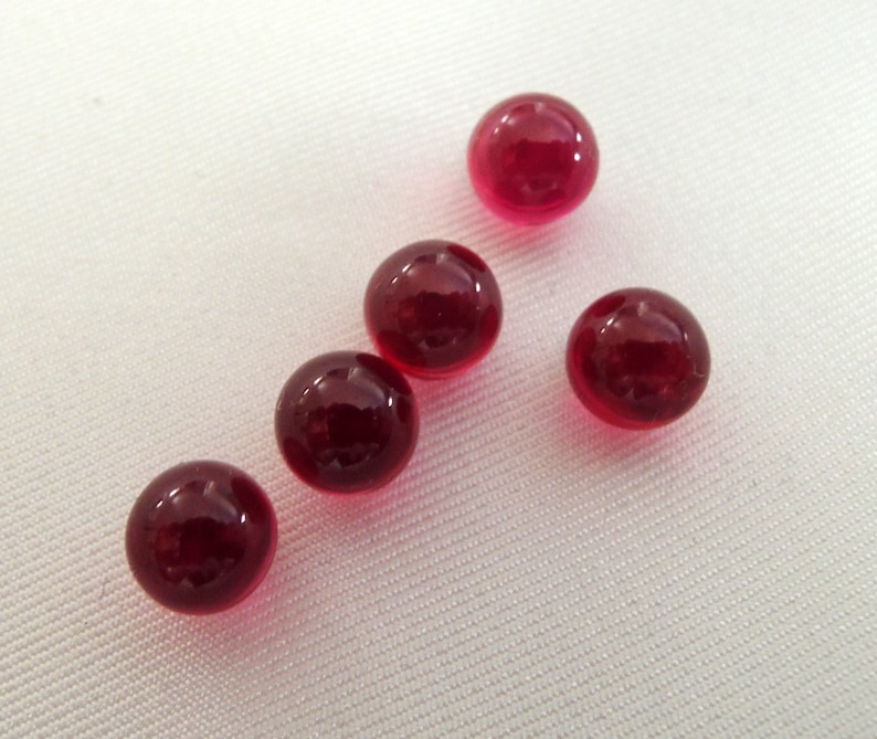 Ruby Ball 1mm-10mm, 12mm, 16mm Sphere, Corundum, Bearing, Lens, Synthetic, Dab, Banger, Vapor, Polished Synthetic Lab Created Gem image 5