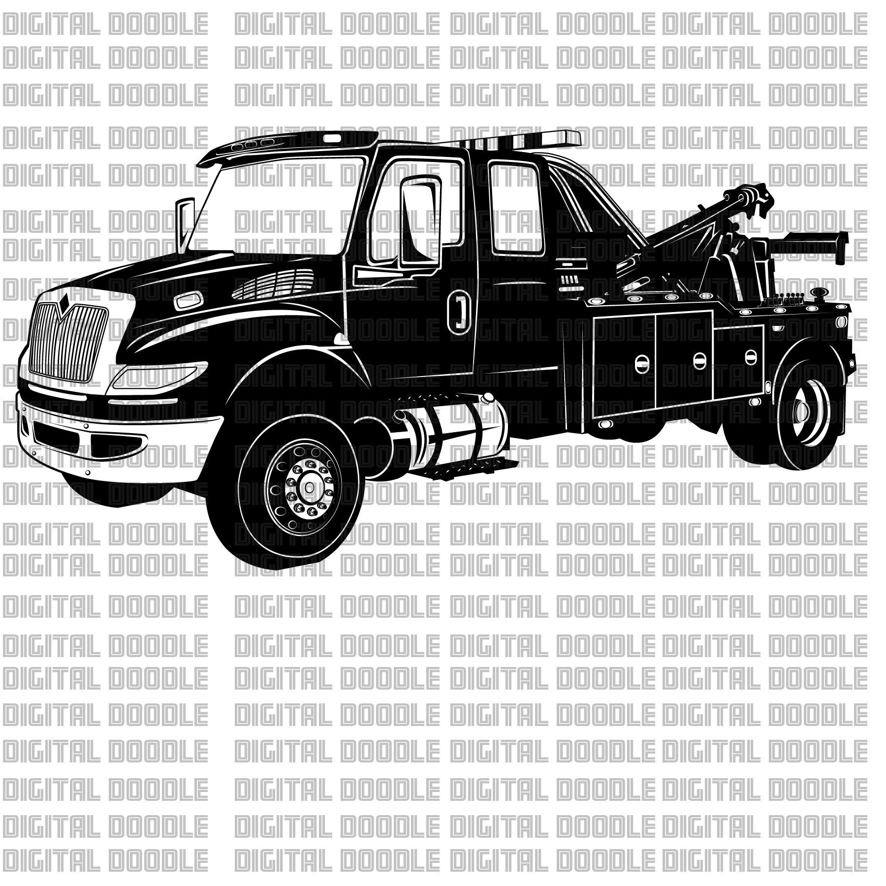 Free Free 162 Tow Truck Svg SVG PNG EPS DXF File
