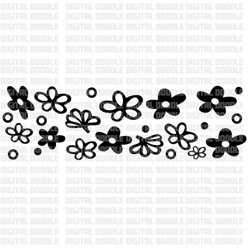 Download Vintage Pyrex Spring Blossom SVG Crazy Daisy SVG Clip Art ...