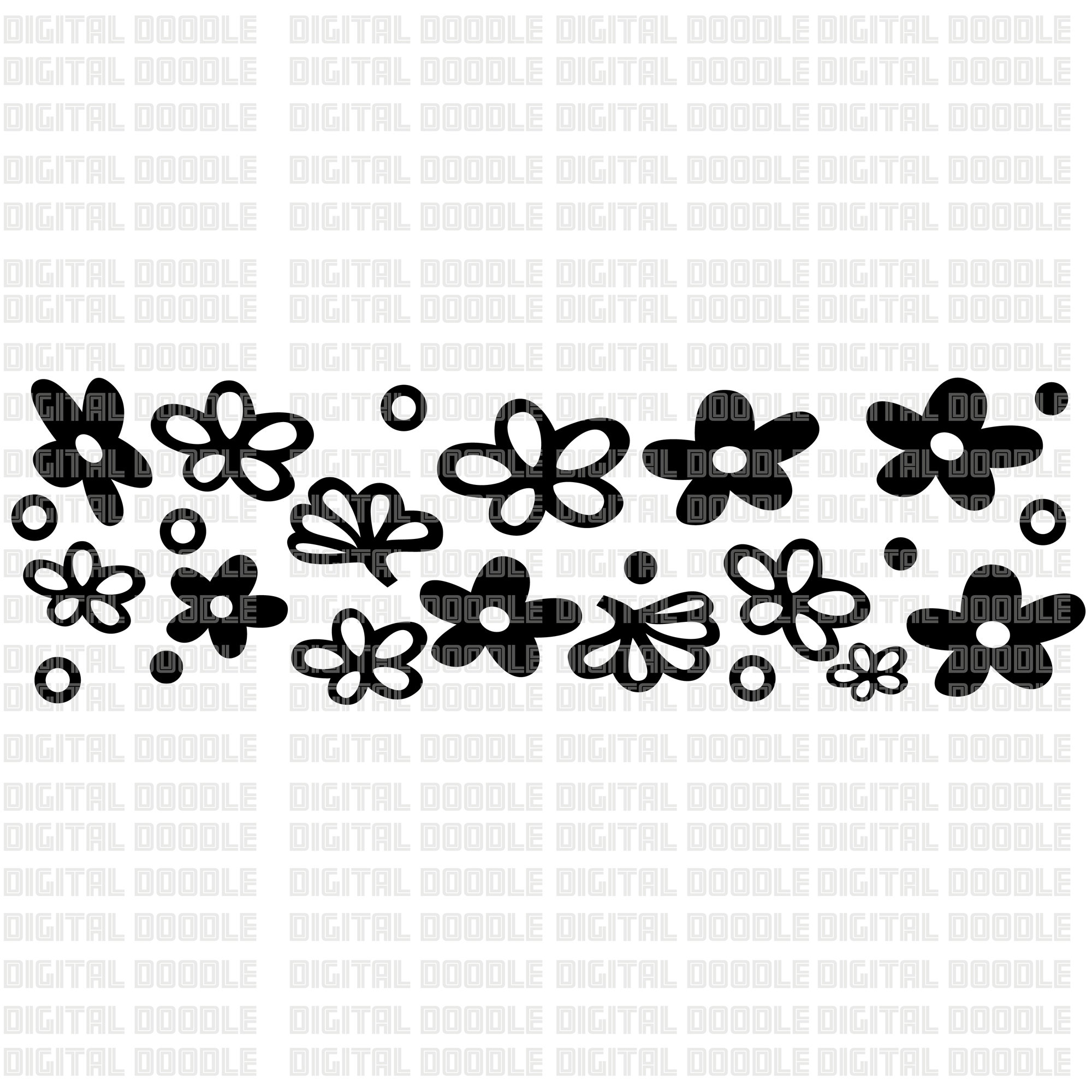 Download Vintage Pyrex Spring Blossom SVG Crazy Daisy SVG Pyrex ...