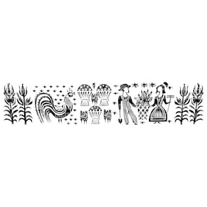 ビンテージ パイレックス アーミッシュ バタープリント SVG クリップ アート ベクター デジタル ダウンロード 個人使用