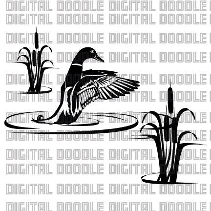 Mallard Duck svg dxf png and eps Digital Download Personal Use