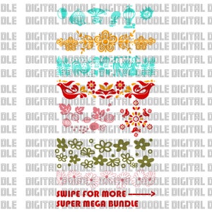 Vintage Pyrex svg eps dxf und png Mega Bundle Persönlicher Gebrauch