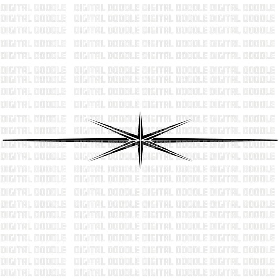 Vintage Pyrex Starburst Svg Pyrex Clip Art Vector Digital Etsy