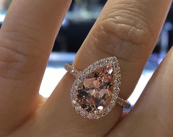 Dudee Four Color Option Water Drop Shape Cubic Zirconia rose gold engagement ring fashion ring set Dudee Four Color Option Water Drop Shape Cubic Zirconia rose gold engagement ring fashion ring set