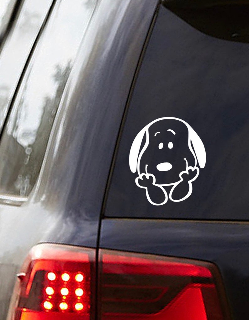 Snoopy Decal / Charlie Brown / Car Decal / Laptop Decal Etsy