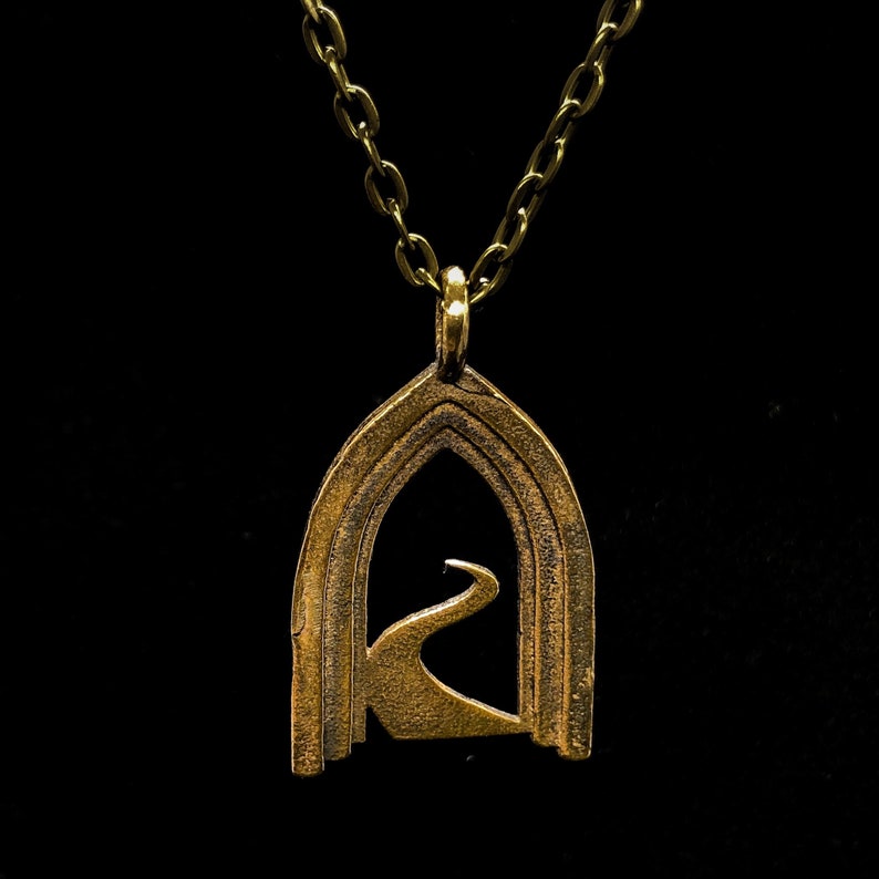 Symbol Of The Traveler Deity Necklace For Jester Etsy 