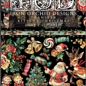 IOD Kitschy Christmas Transfer
