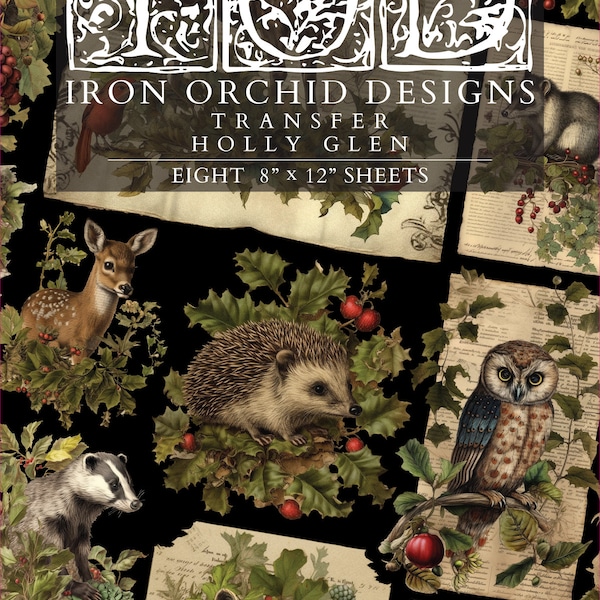 Iron Orchid Designs Transfers Etsy