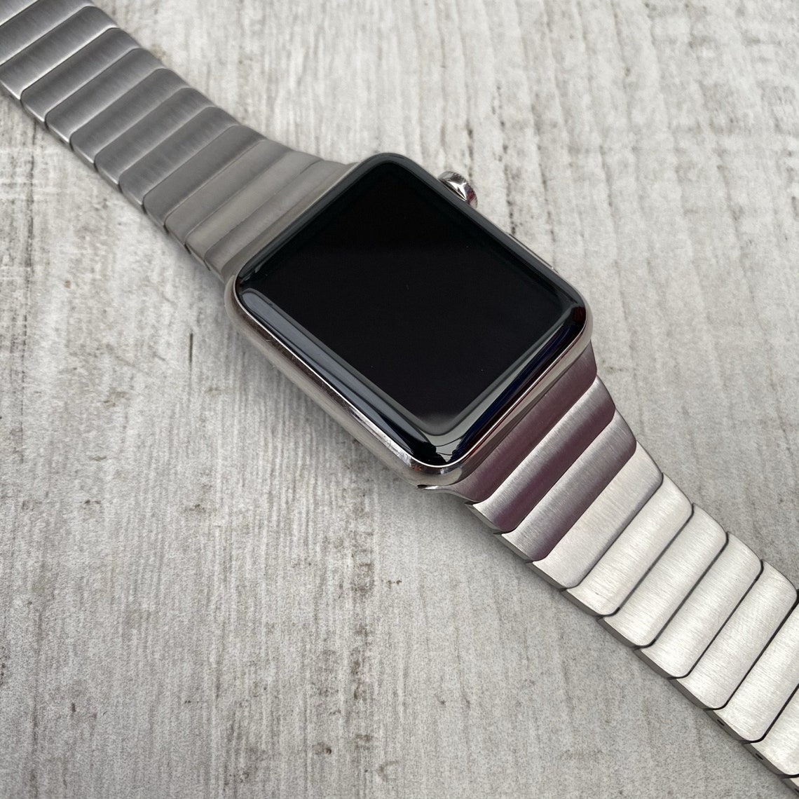 Stainless Steel Metal Apple Watch Band for Apple Watch Series Etsy UK