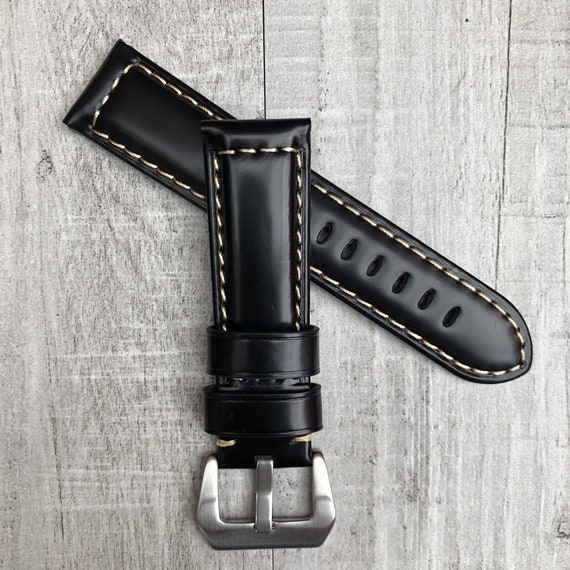 Patent leather hotsell watch strap
