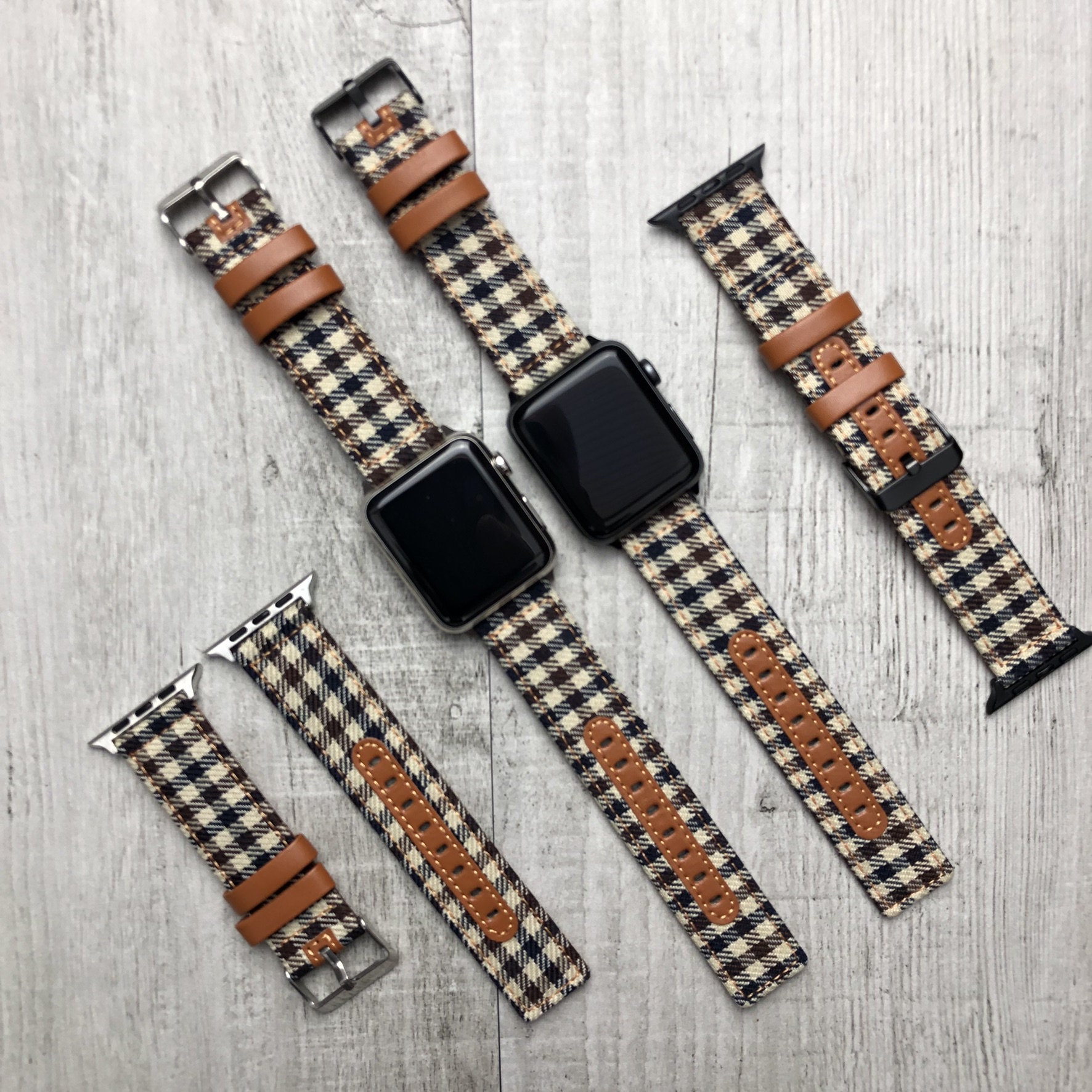 For Apple Watch Series 9 8 7 6 38 40 41mm 42 44 45mm Handmade