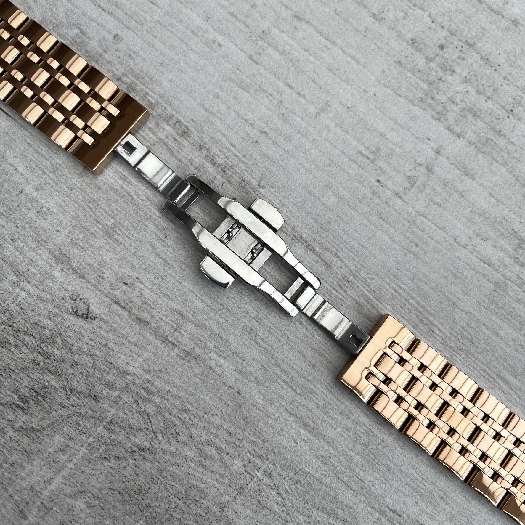 Stainless Steel Rose Gold Metal Apple Watch Band for Apple Etsy