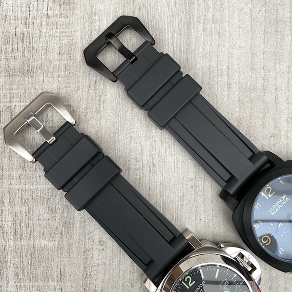 Panerai luminor marina rubber strap hot sale