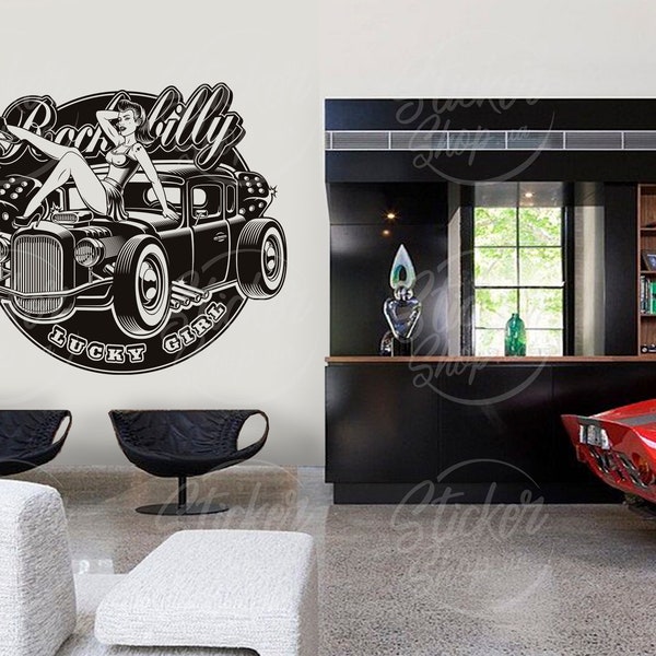 Garage Wall Decals Etsy