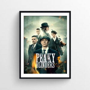 Peaky Blinders Movie Poster Wall Art Canvas print. High Quality