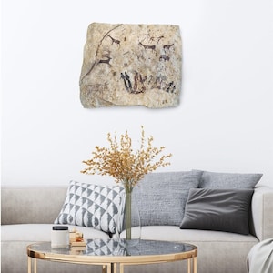 Prehistoric Art, Wall Sculpture, Plaster Wall Art, Neolithic, Paleolithic, Prehistoric Art, Arte Neolitico, Resin Wall Art, Paleolithic