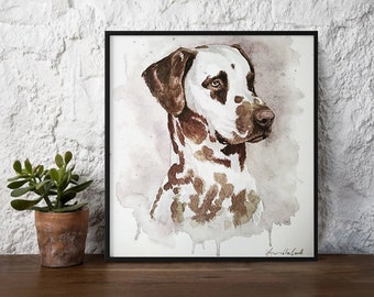 Custom Watercolor Pet Portrait, Commission Painting from Photo, Dog memorial, Dog Portrait, Horse Portrait, Cat Portrait, Original Art