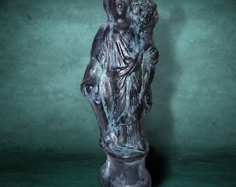 Lar, Roman Statue, Full Bronze, Hera Statue, Jupiter Statue, God Statue, Resin Statue, Lararium, Resin Statue, Replica, Statue, Rome