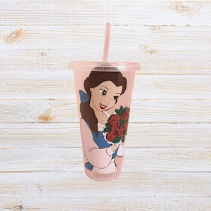 Beauty and the Beast - Lumire 3D Wooden Skinny Tumbler 20oz Wrap PNG -  Sublimation - Digital Download