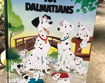 Like-New Vintage 1992 Walt Disney's "101 Dalmations" Hardback Children's Book