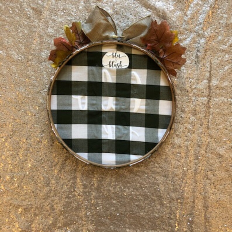 Hello Fall 12 Hoop Wreath