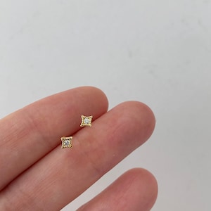 Sterling silver stud - Tiny gold studs - Silver tiny studs - Minimalist stud earrings - Gold dainty studs - Dainty studs