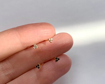 small round studs silver round earrings cute silver earrings Tiny silver earrings minimal silver earrings