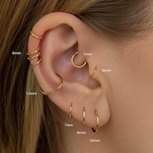 CZ Butterfly Glass Dangle Hoop Earrings For Women - Gold-Toned Cubic Zirconia Huggie Earrings