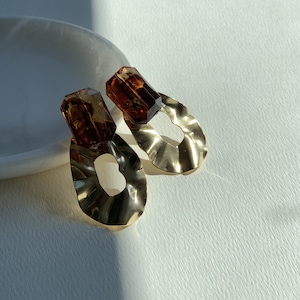 Bold Circle Earrings - Acrylic Earrings - Mobile Earring - Unique Earrings - Handmade Earrings - Drop Earrings