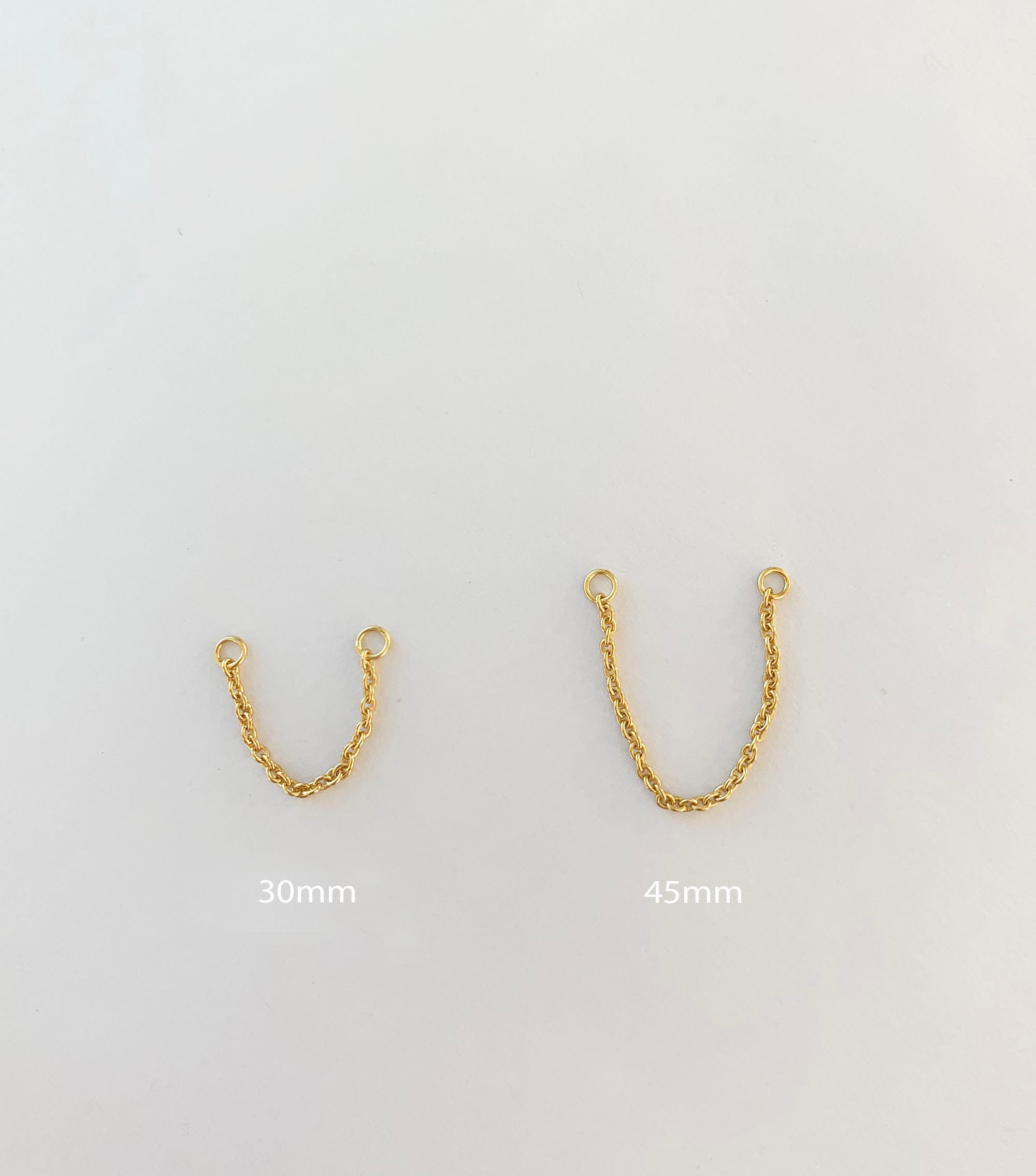 Detachable Chain Earring - Minimalist Chain Earring - Sterling Silver Earring - Silver Chain Earring - Dainty Earring - Tiny Earring
