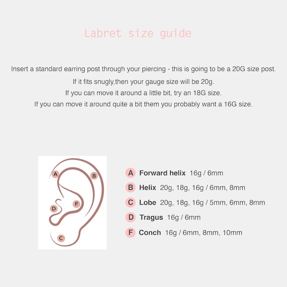 20/18/16G Bar Chain Push Pin Labret • Titanium Threadless Flat