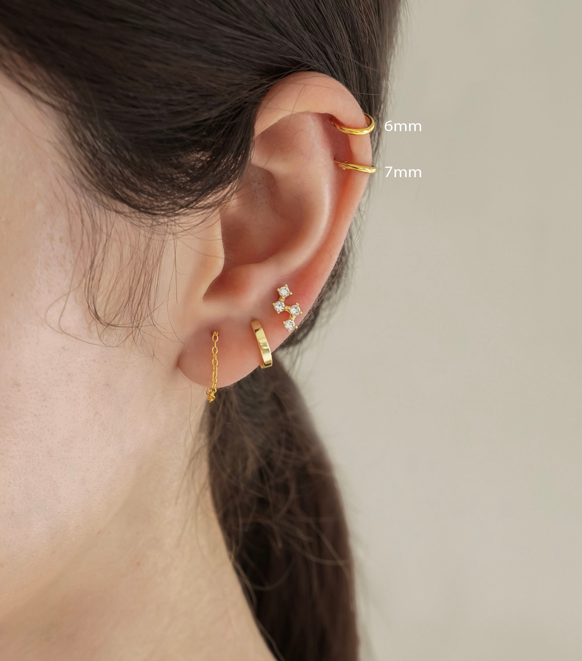 Tiny Thin Huggie Hoops Dainty Huggie Hoops Simple Huggie Etsy Australia