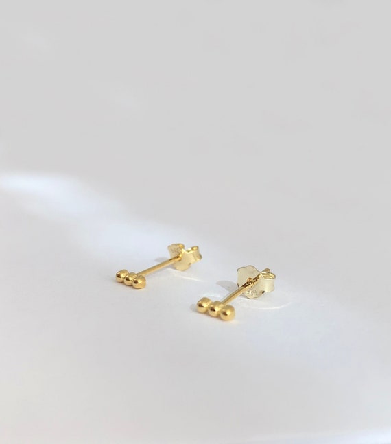 Dainty Ball Earrings 2mm-3mm Ball Gold Studs Silver Gold Studs Tiny Ball  Stud Dainty Ball Stud Small Stud Earrings PAIR -  Israel