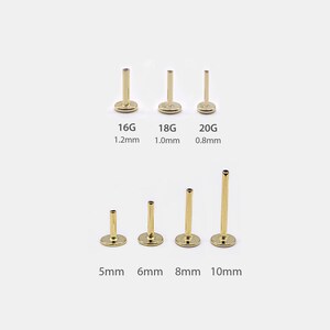 Threadless Push Pin Labret Post