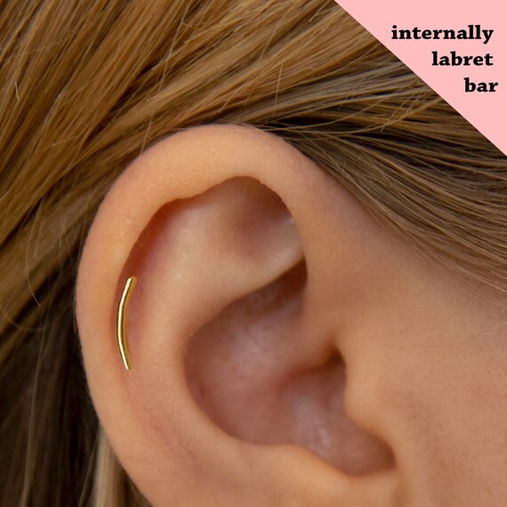 Labrets for earlobes clearance