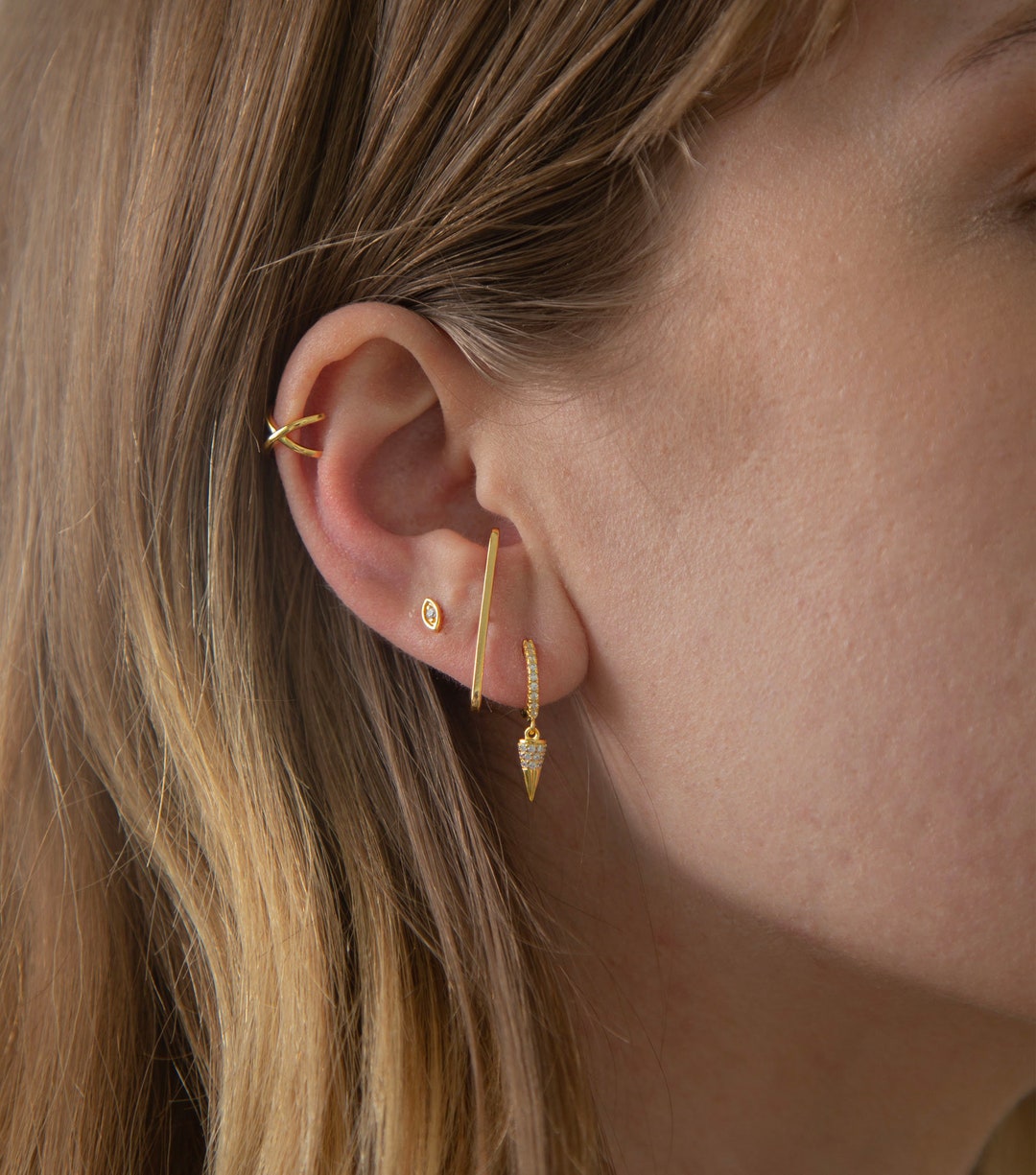 ☆TATIANA☆ SILVER925 Plain Mini Hoop Earring EC1941 The Tatiana Hoop Earrings – Everything Oro Jewelry