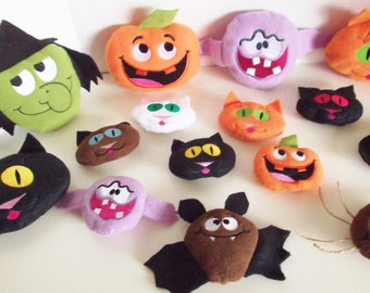 Halloween Squeaky Toys for Little Dogs, Sizes Small and Large