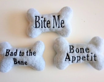 Bones Squeaky Toys for Little Dogs
