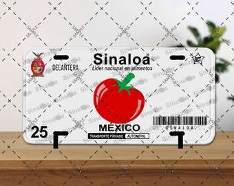Nummernschild - Sinaloa 1 V1 - NUR PNG DATEI