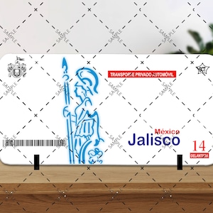License Plate - Jalisco  V1  - PNG FILE ONLY