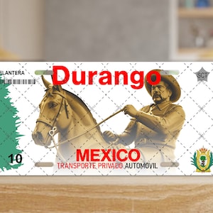 License Plate -  Durango V4   - PNG FILE ONLY