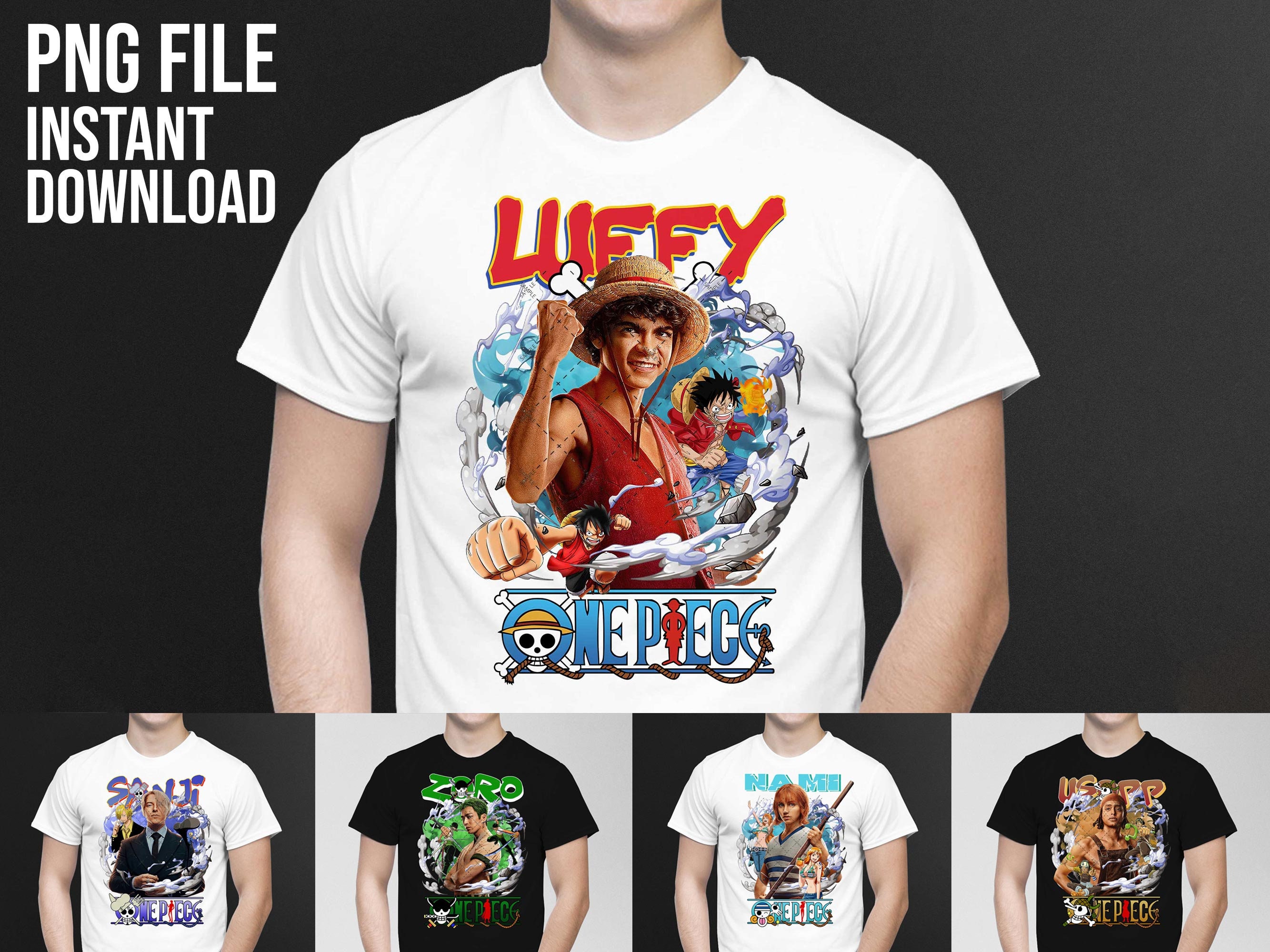 Camiseta One Piece Luffy Gear 5 Mod.01