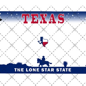 Texas License Plate -  Sublimation   - PNG FILE ONLY