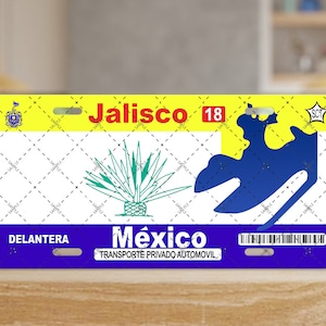 License Plate - Jalisco V2    - PNG FILE ONLY